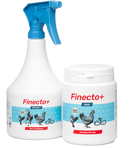 Finecto+ combinatie oral en protect voor kippen en vogels